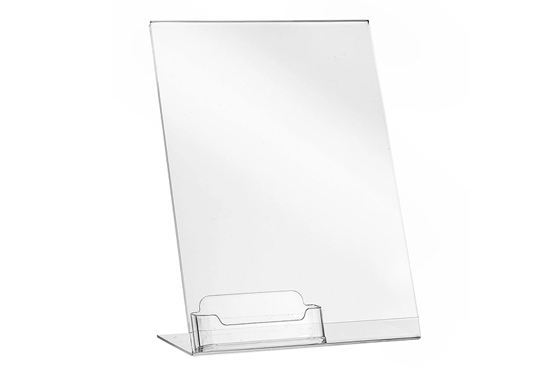 Enyuwlcm Acryl 2 Tier Visitekaartjeshouder Display voor Bureau Elegante