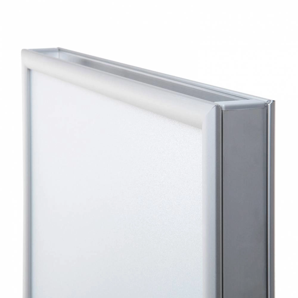 Klantenstopper, Zwart ALS-TR4 Stoepbord, 63 x 6 x 107 cm Een Frame Sandwich Board, A