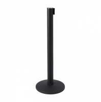 Afzetpaal Flexi Zwart Met 2,7 m Trekband Rood